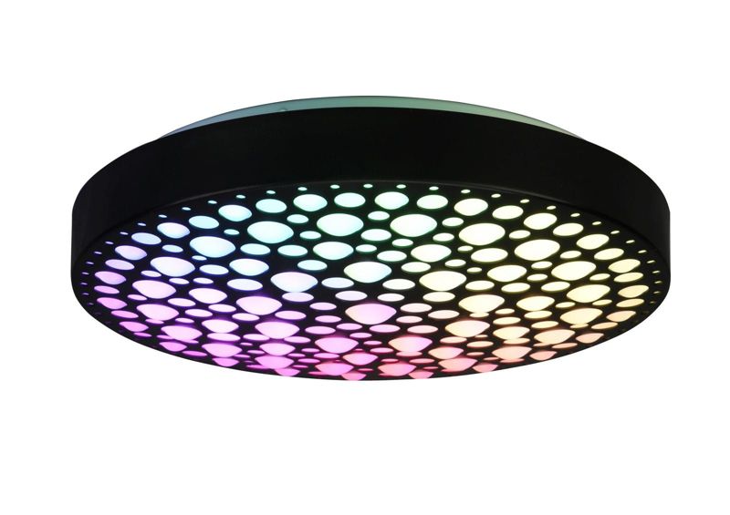 Plafon RL Chizu czarny LED 22W 2700K-6000K 2500 lm IP20 wym: 9 x 40,5 x 40,5 cm tworzywo sztuczne - 1 szt.