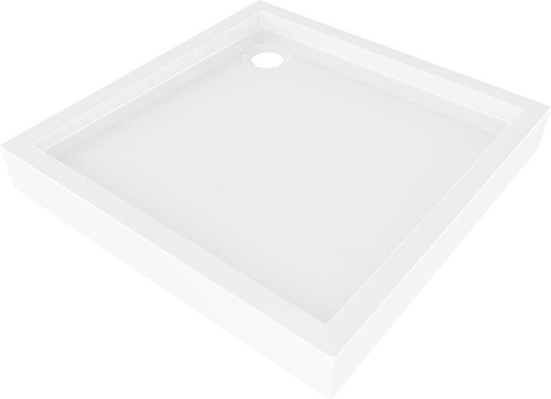 Brodzik kwadratowy Mexen Flow+ biały 90x90 cm 1 szt.