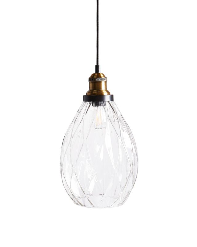 Lampa wisząca Coosa Szkło Przezroczysty 1 szt.