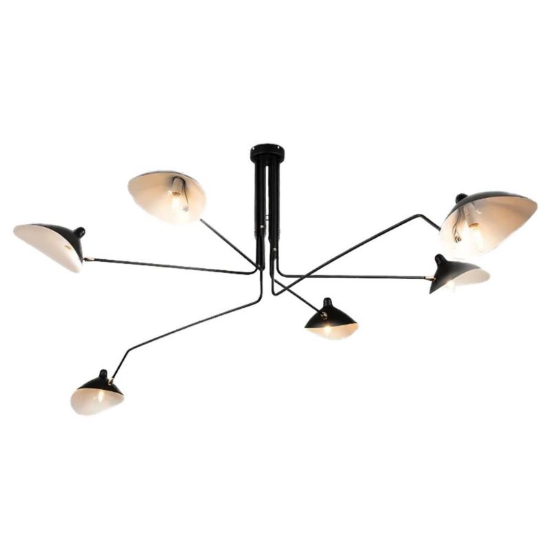 Lampa Sufitowa Toolight App570-6C Czarny 1 Szt