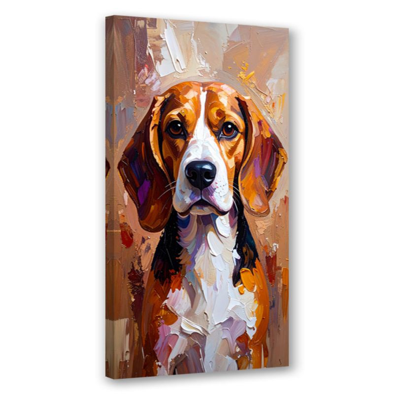 Obraz na płótnie nowoczesny do salonu biura Feeby Pies Labrador 40x80cm 1szt