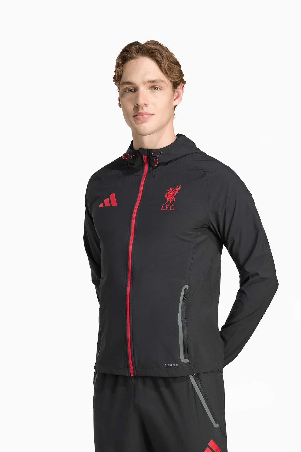 Kurtka adidas Liverpool FC 25/26 Competition Vis Tech Travel - Czarny