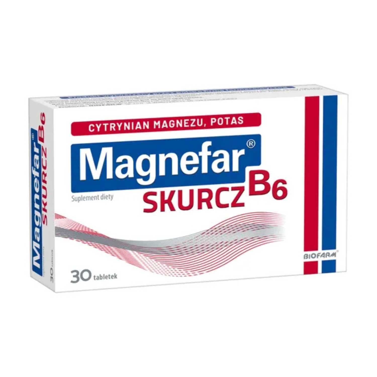 Magnefar b6 skurcz, 30 tabletek