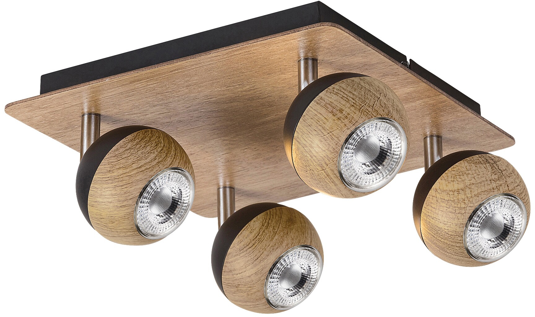 Rabalux Arthur lampa podsufitowa 4x35W dąb 5616