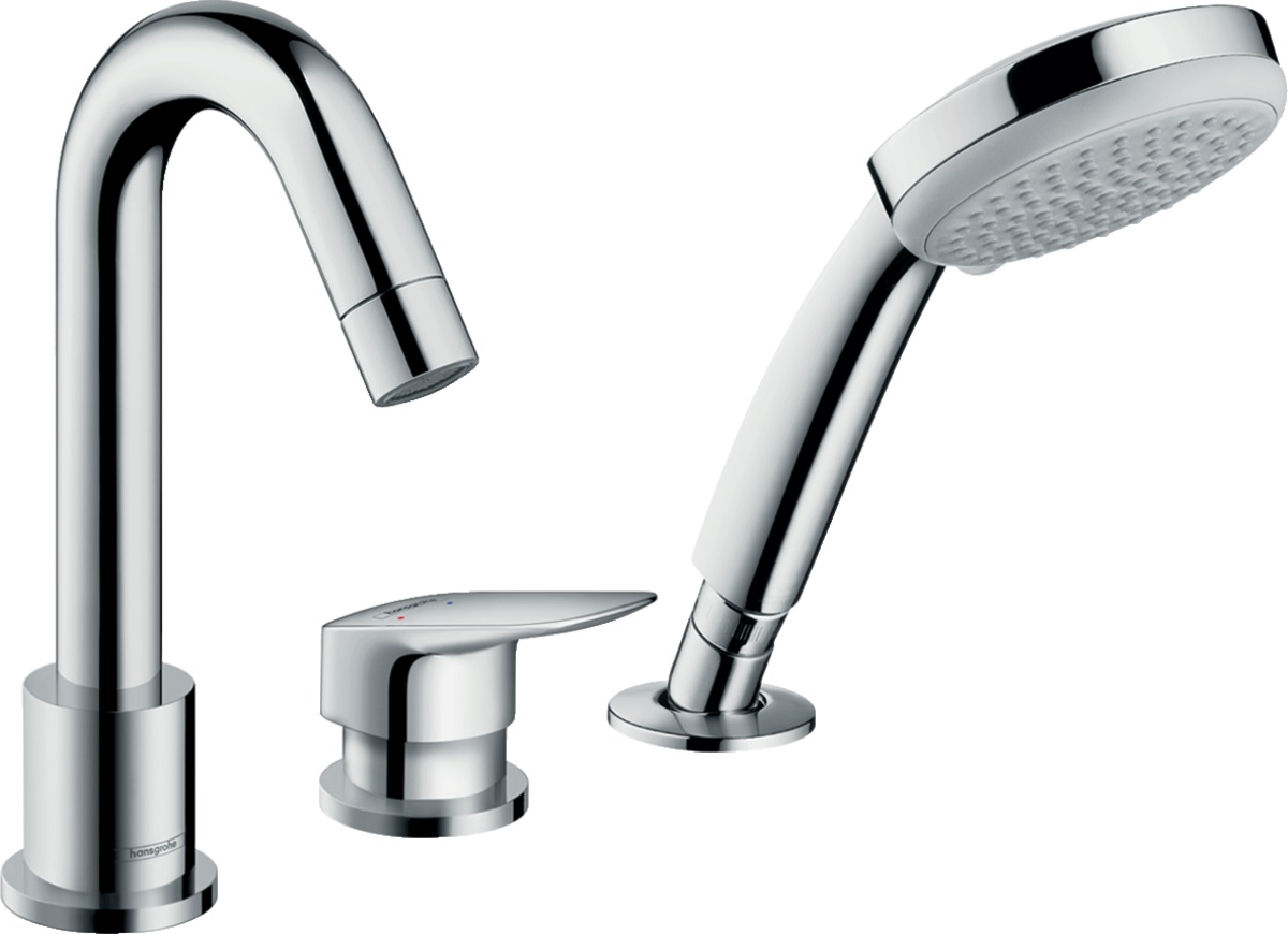 Hansgrohe Logis bateria wannowo-prysznicowa 3-otworowa chrom 71313000