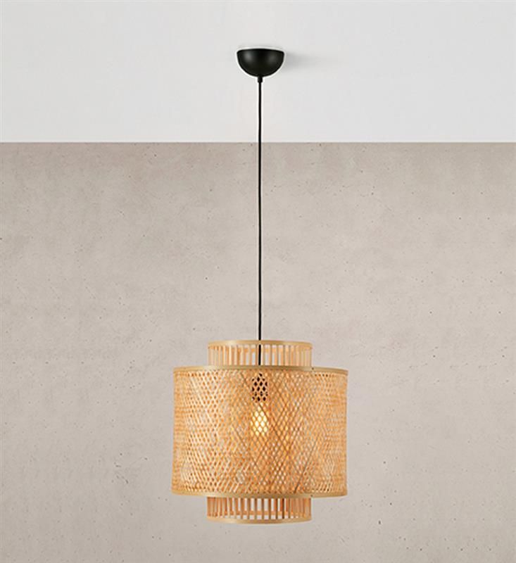 Markslöjd Strati lampa wisząca 1x40 W bambus 108675