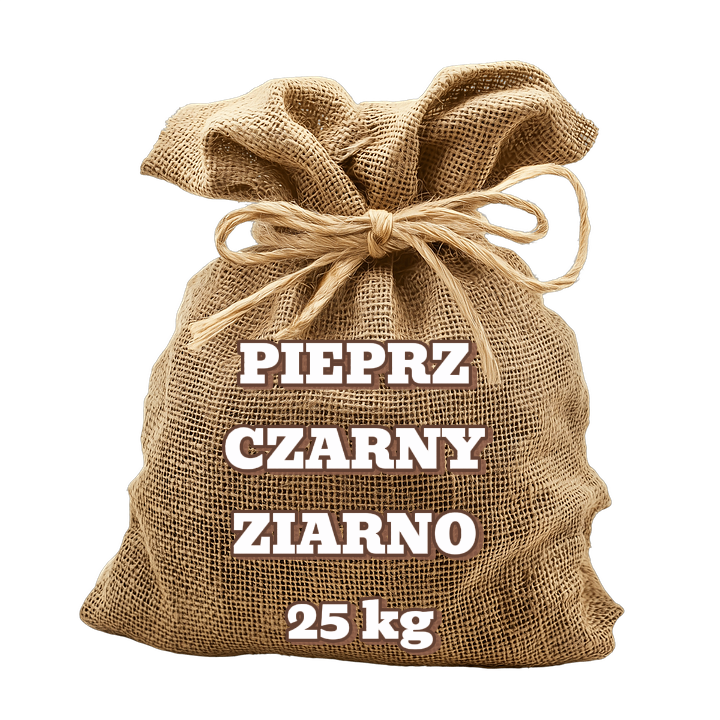Pieprz czarny ziarno 25 kg HURT