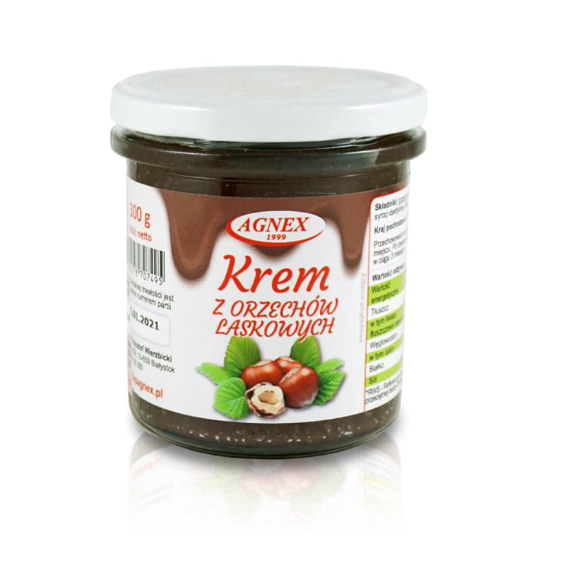 Krem z orzechów laskowych 300g