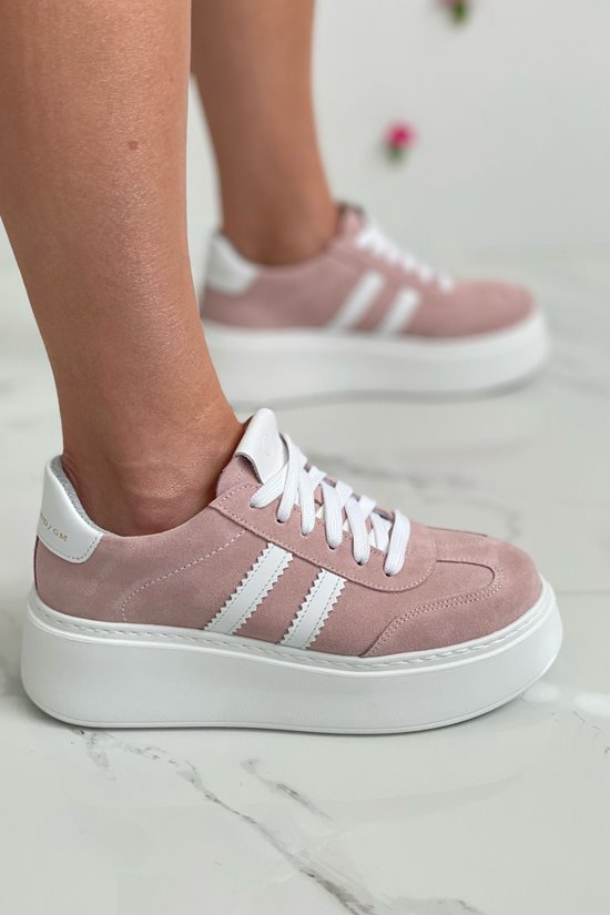 Sneakers SN41 - 14 Róż / biały
