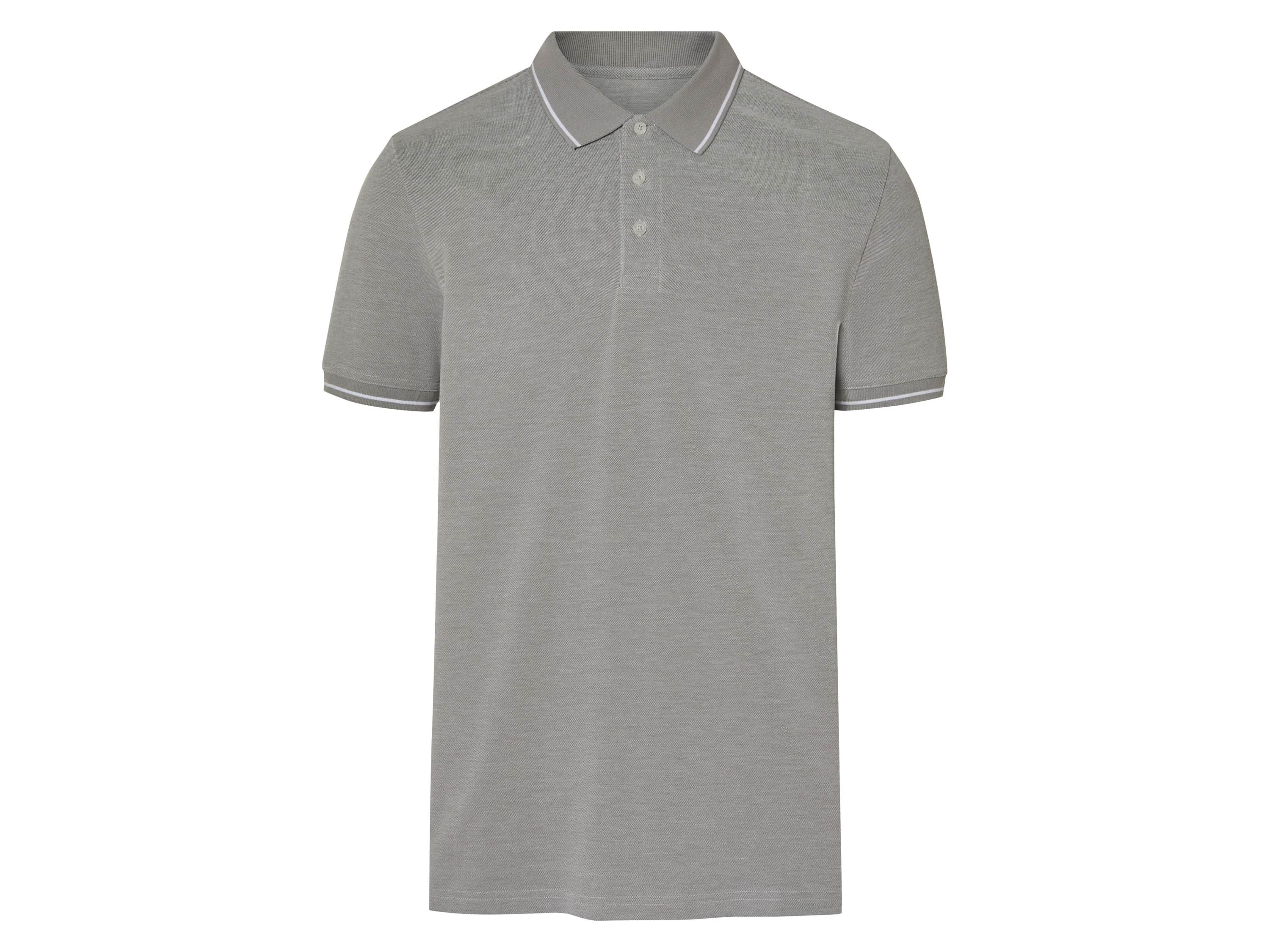esmara Men Koszulka polo regular fit męska (Szary, L (52/54))
