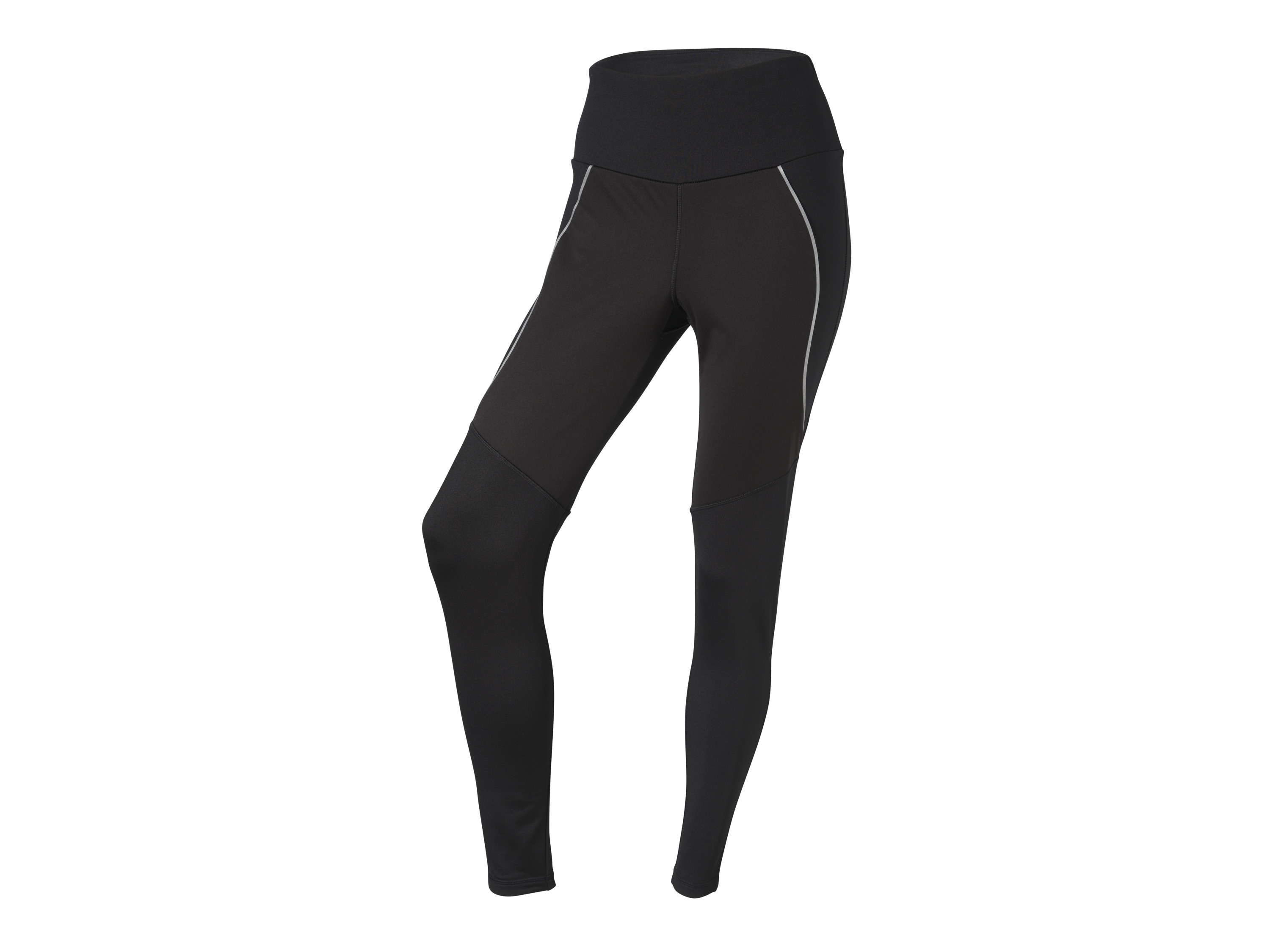 CRIVIT Spodnie funkcyjne softshell damskie, Czarny, S(36/38), Z 3-warstwowego materiału, Wodoszczelne, Szybkoschnące