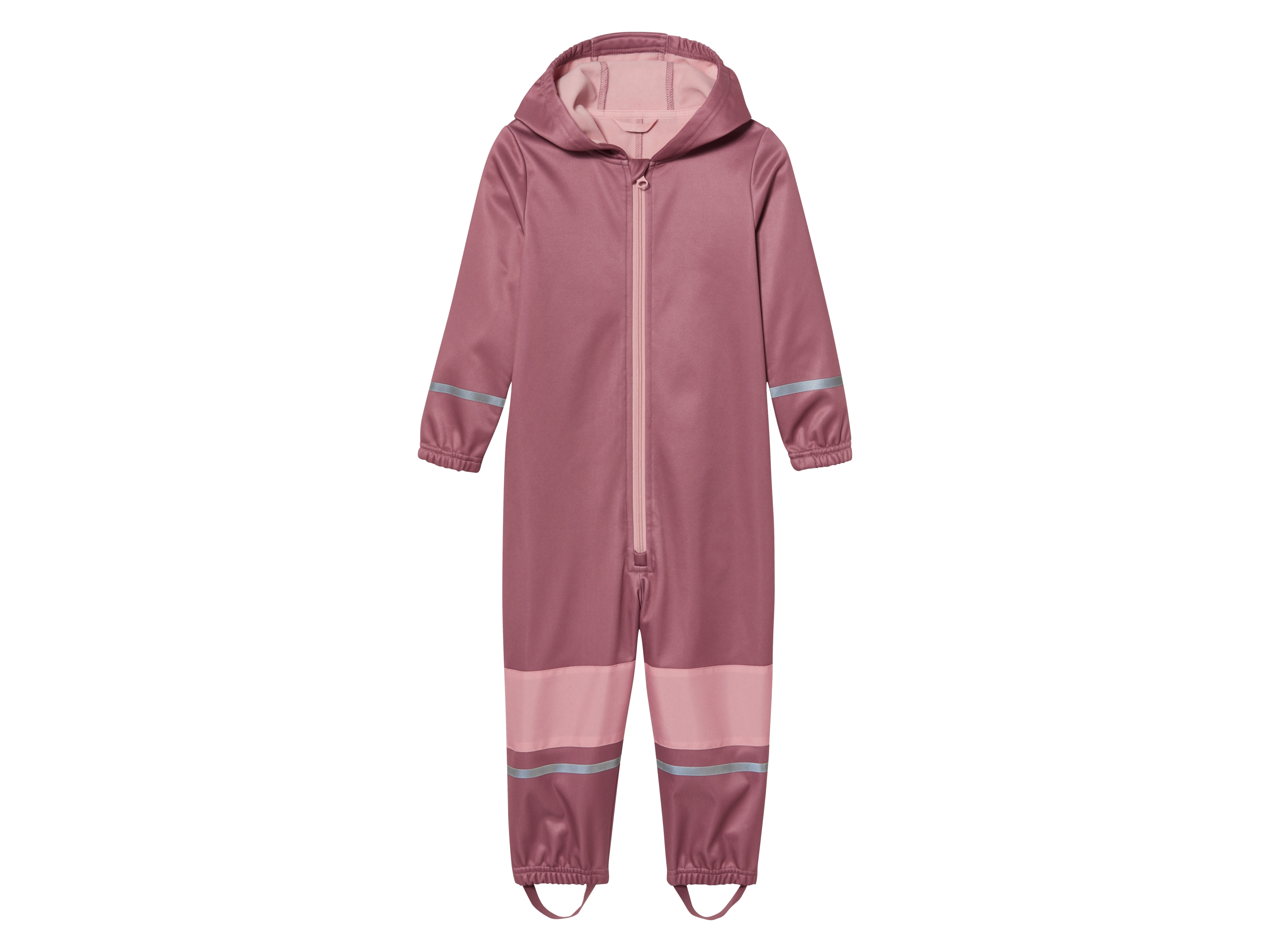 lupilu Kombinezon przeciwdeszczowy dziecięcy softshell (Fioletowy, 86/92), wodoodporny, ocieplony, z odblaskowymi elementami 3M