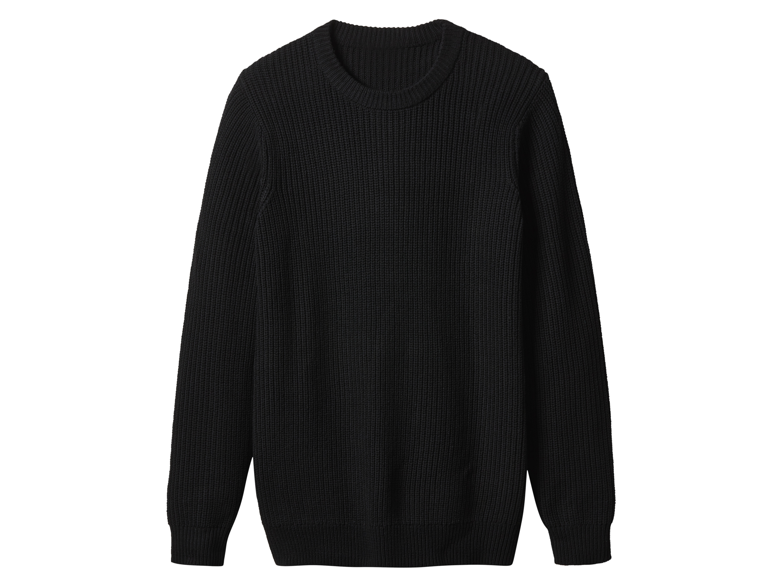 esmara Men Sweter męski z bawełną Czarny, M 48/50
