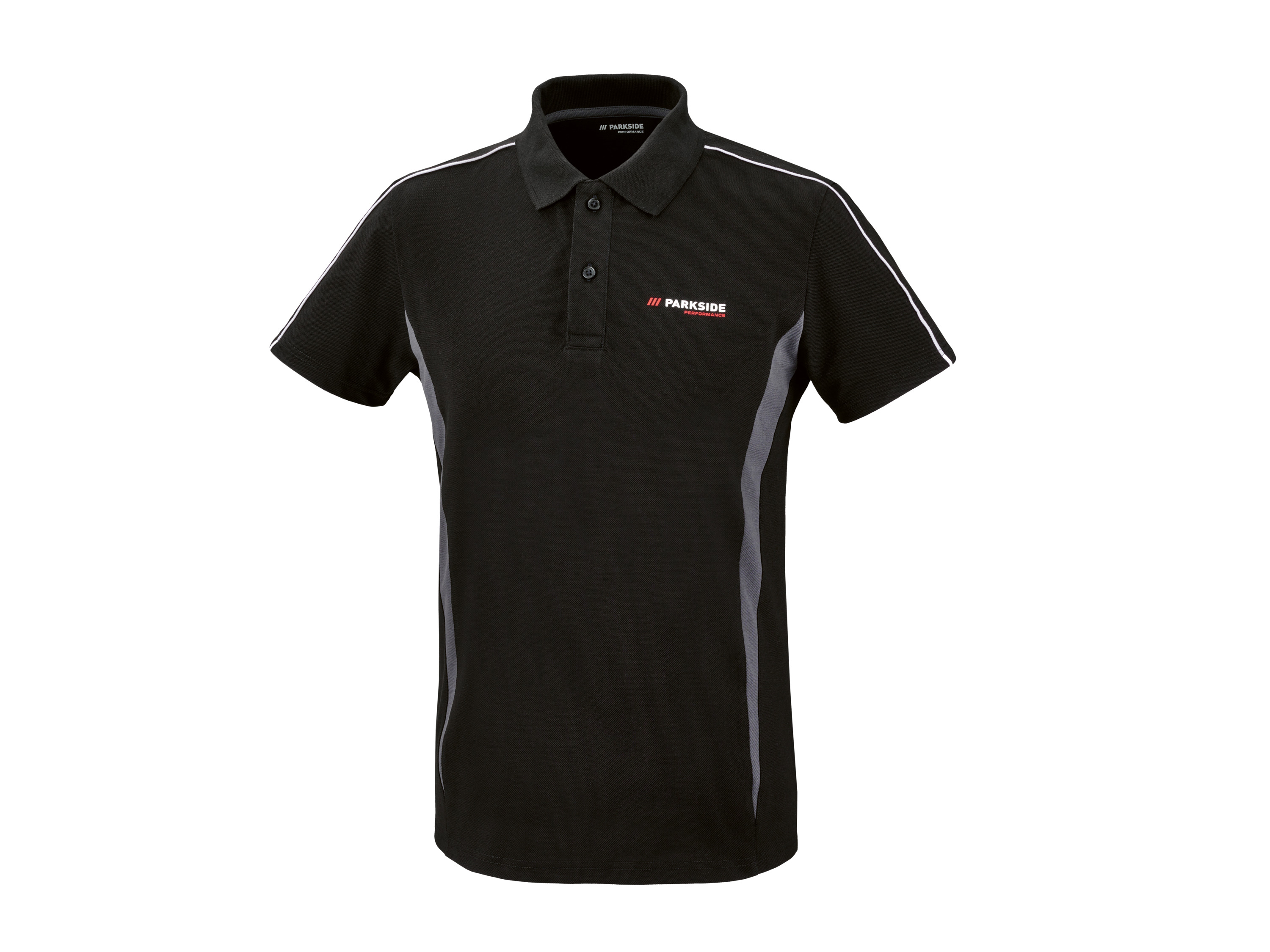 PARKSIDE PERFORMANCE Koszulka polo męska, czarna, XL (56/58), szybkoschnąca, z recyklingu, komfortowa