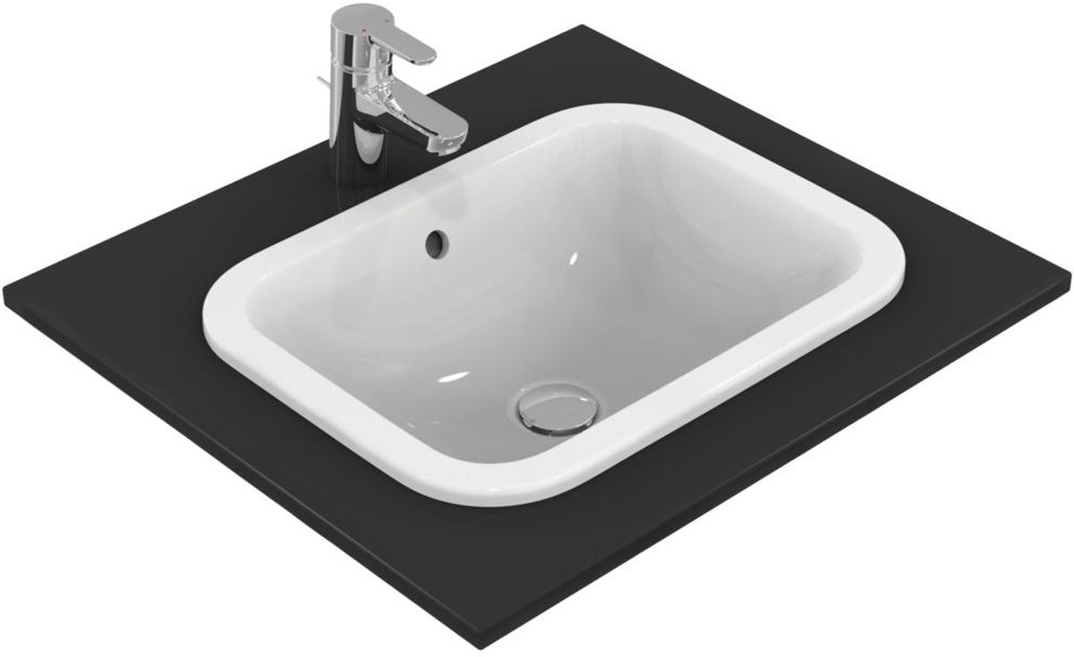 Darmowa Dostawa - Umywalka 50x38 cm prostokątna wpuszczana biała Ideal Standard Connect E505701