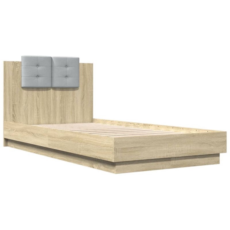 Łóżko drewniane WaszeMeble 75x190 cm brązowe WM-3210068 1 szt.