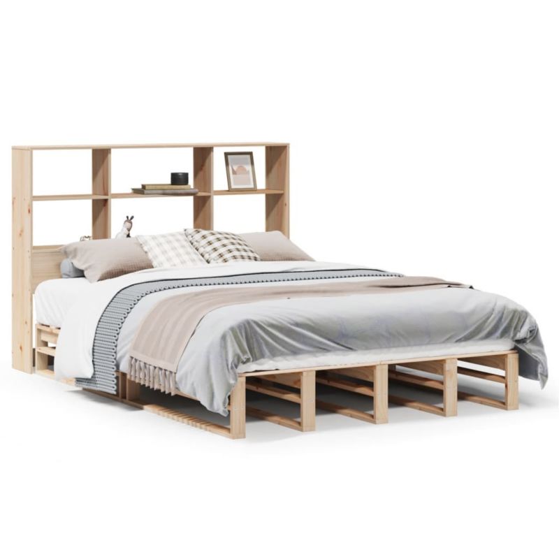 Łóżko drewniane WaszeMeble 120x190 cm brązowe WM-3323941 1 szt.