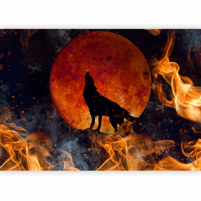 Fototapeta samoprzylepna Artgeist Zwierzęta czerwona 147x105 (3 części) 10005aa rolka 1 szt