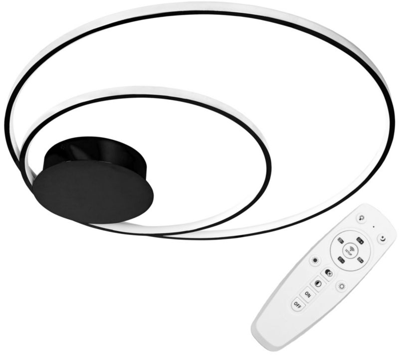 Lampa Sufitowa Toolight App802-C Czarny 1 Szt