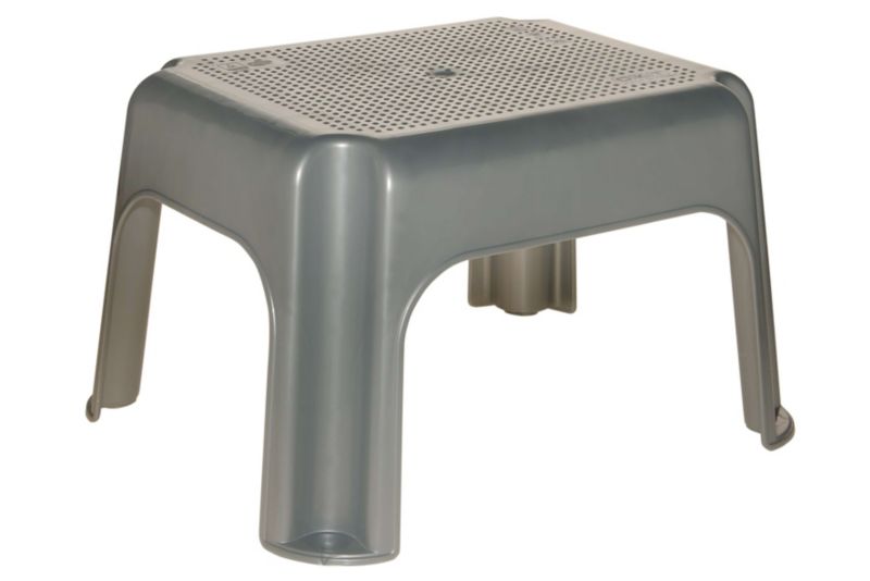 Taboret Keeeper TIM 36,5x30x24 Light silver 1 szt.