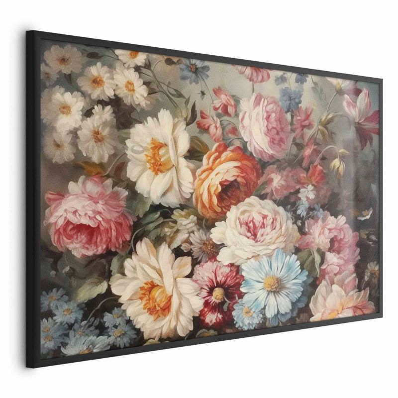 Plakat Artgeist Zapach ogrodowych kwiatów 42x29,7 cm z ramą czarną bez marginesu 1 szt