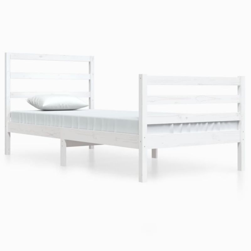 Łóżko drewniane WaszeMeble 90x200 cm biała WM-3104992 1 szt.