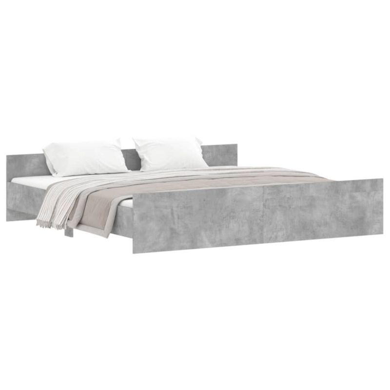 Łóżko drewniane WaszeMeble 180x200 cm szarość WM-3203771 1 szt.