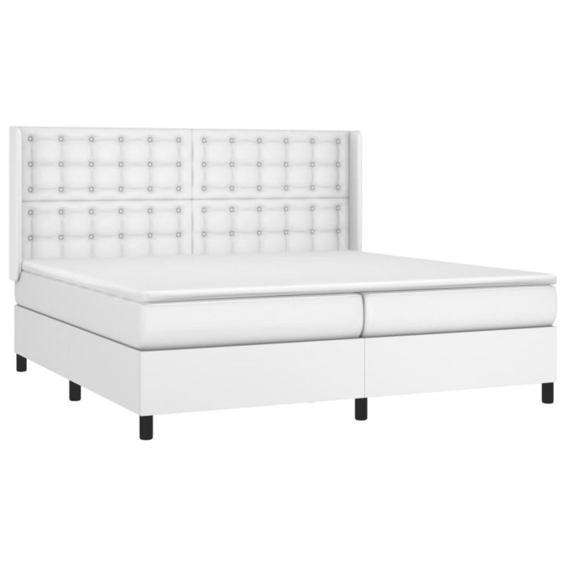 Łóżko kontynentalne WaszeMeble 200x200 cm biała WM-3139404 1 szt.