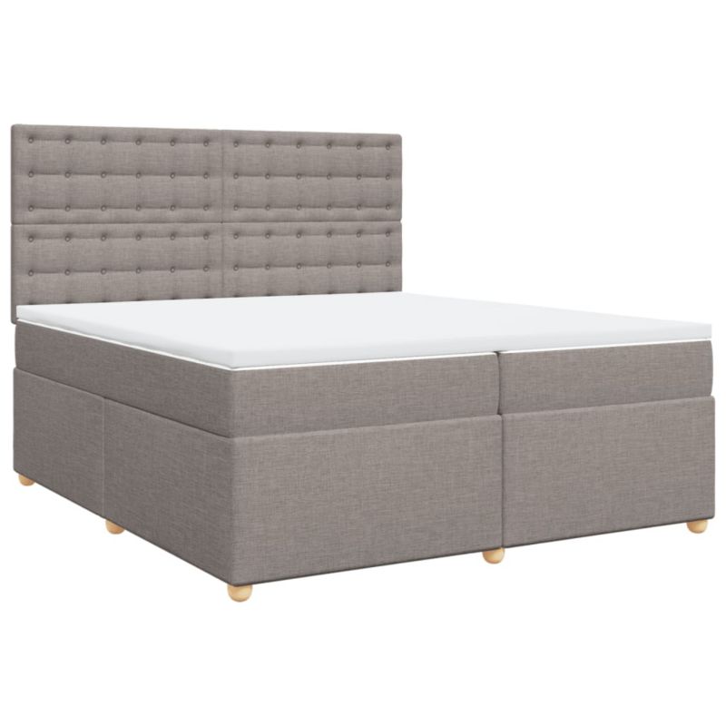 Łóżko z materacem WaszeMeble 200x200 cm taupe WM-3291405 1 szt.