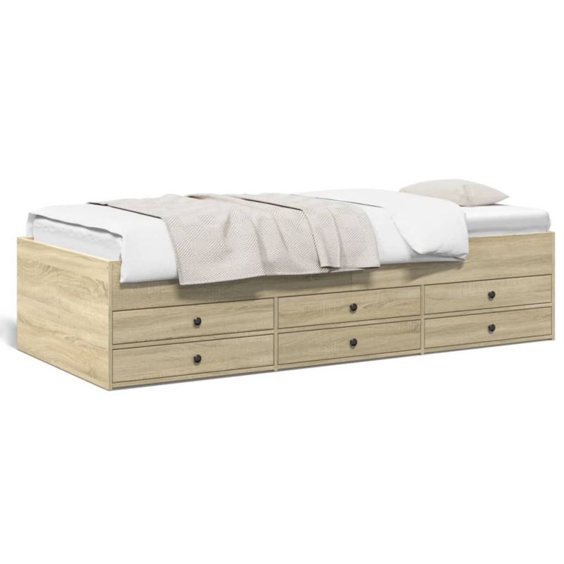 Łóżko dzienne WaszeMeble 90x190 cm brązowe WM-3280883 1 szt.