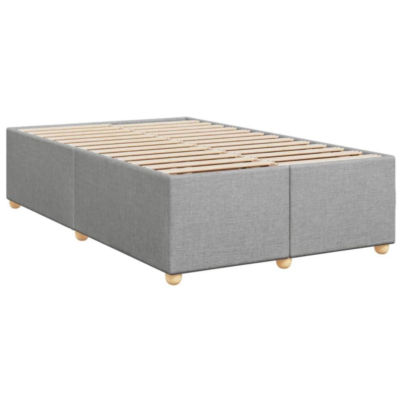 Łóżko tapicerowane WaszeMeble 120x200 cm jasnoszara WM-3284722 1 szt.
