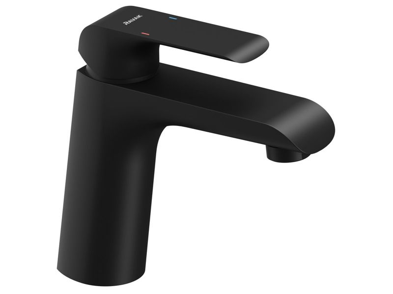 Bateria umywalkowa stojąca Ravak Flat FL 014.20 151 mm bez korka czarna 1 szt