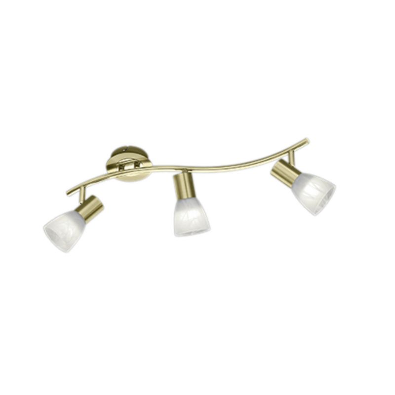 Lampa sufitowa wisząca Trio Levisto złoto-biała wym: 19 x 55 x 10 cm 3xE14 x 1 szt.