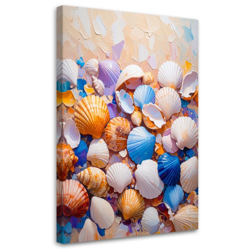 Obraz nowoczesny do salonu łazienki Feeby Morske Muszle 70x100cm 1szt