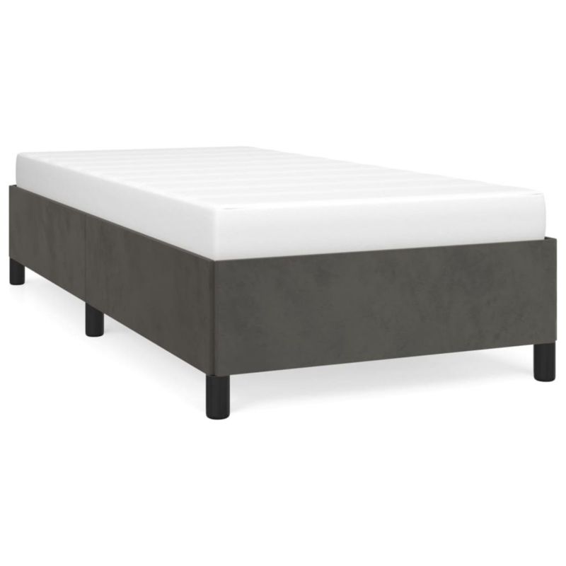 Łóżko tapicerowane WaszeMeble 80x200 cm ciemnoszara WM-347289 1 szt.