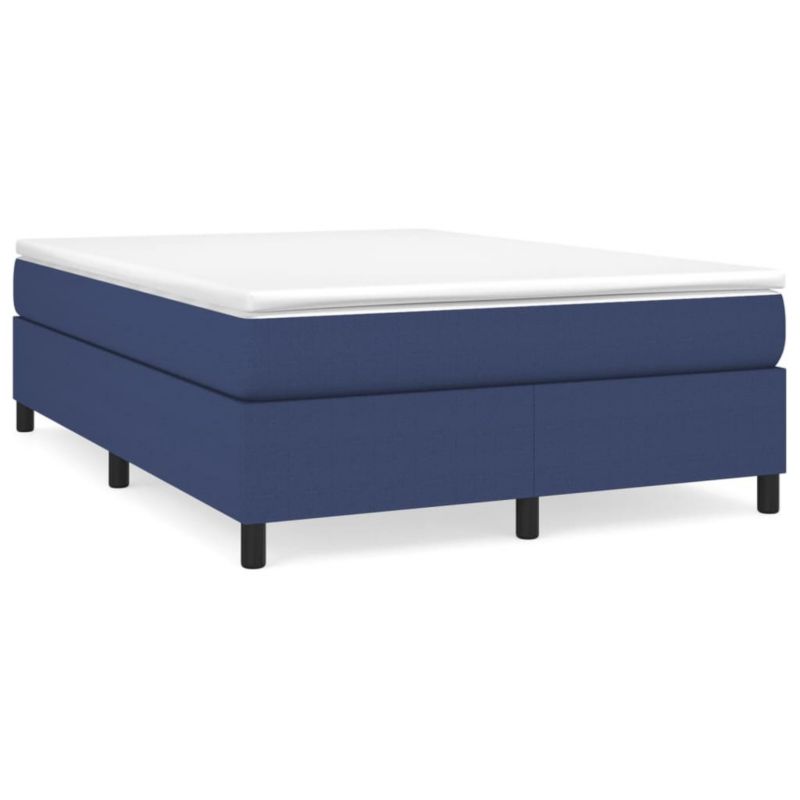 Łóżko kontynentalne WaszeMeble 140x190 cm niebieskie WM-3144421 1 szt.