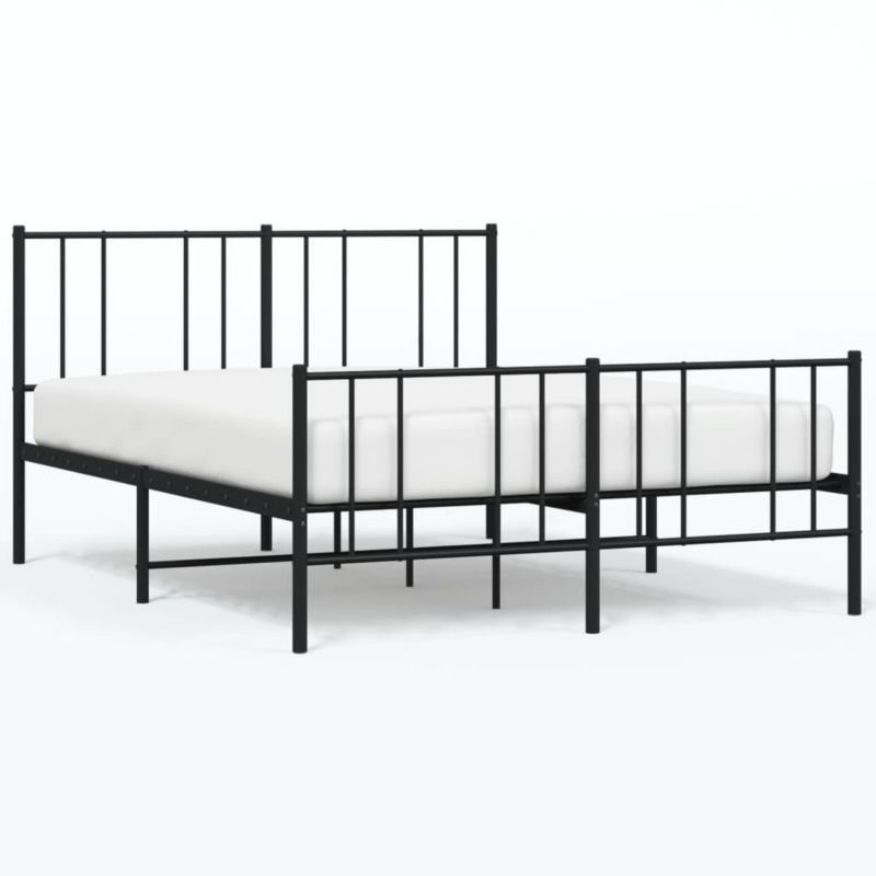 Łóżko metalowe WaszeMeble 160x200 cm czarne WM-352501 1 szt.