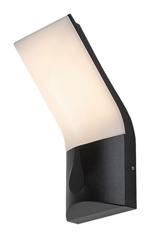 Kinkiet ścienny zewnętrzny Rabalux Tolna czarno-biały LED 10W 3000K 750lm IP54 wym: 25 x 12 x 12,5 cm aluminium - 1 szt.