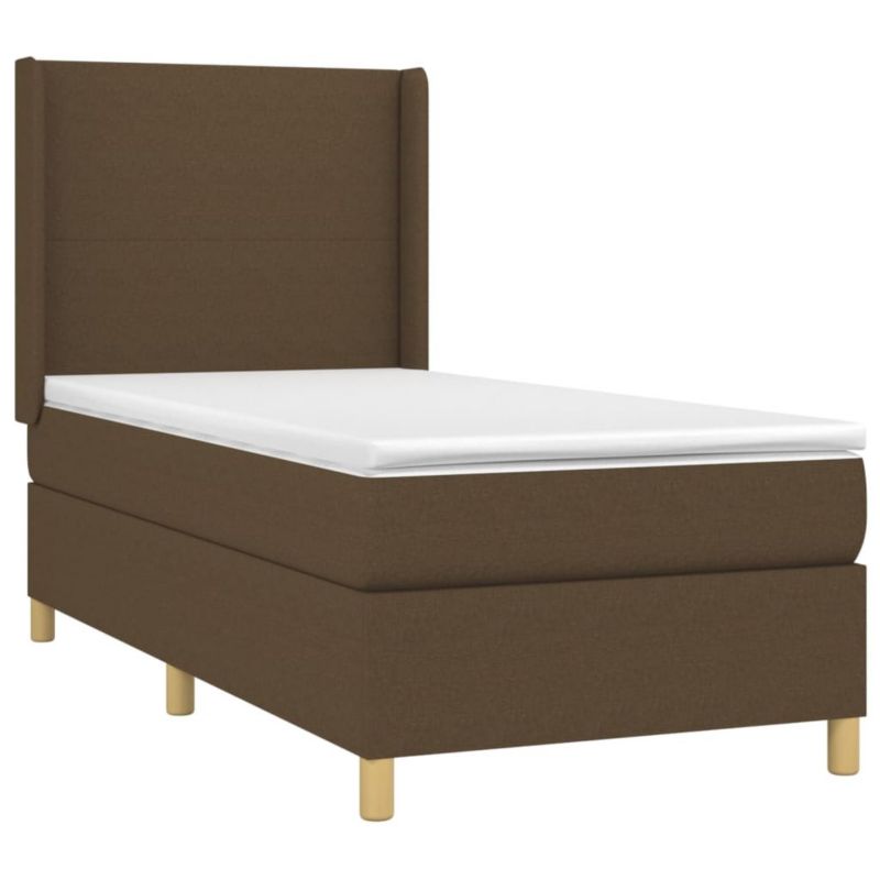 Łóżko kontynentalne WaszeMeble 90x200 cm brązowe WM-3138688 1 szt.
