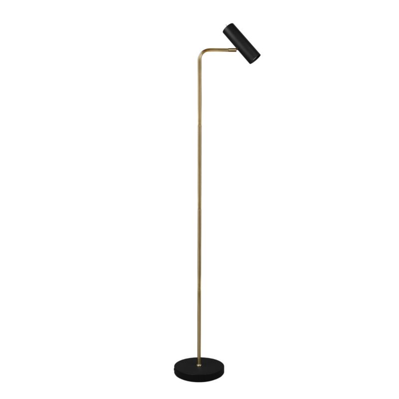 Lampa podłogowa stojąca Trio Marley złoto-czarna 1 x GU10 x 10W wym: 151 x 23 x 23 cm - 1 szt.