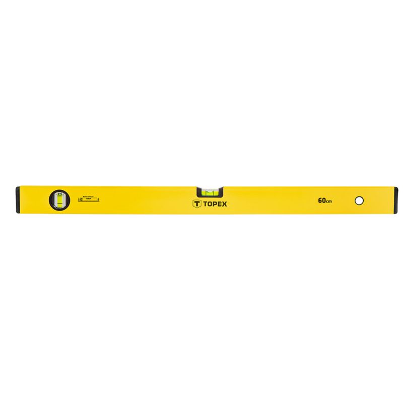 Poziomnica TOPEX aluminiowa typ 500, 60 cm, 2 libelle 1 szt
