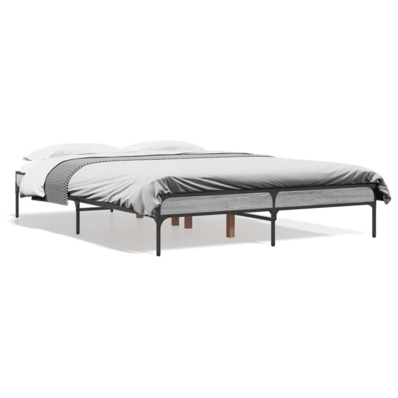 Łóżko metalowe WaszeMeble 140x190 cm szary WM-845039 1 szt.