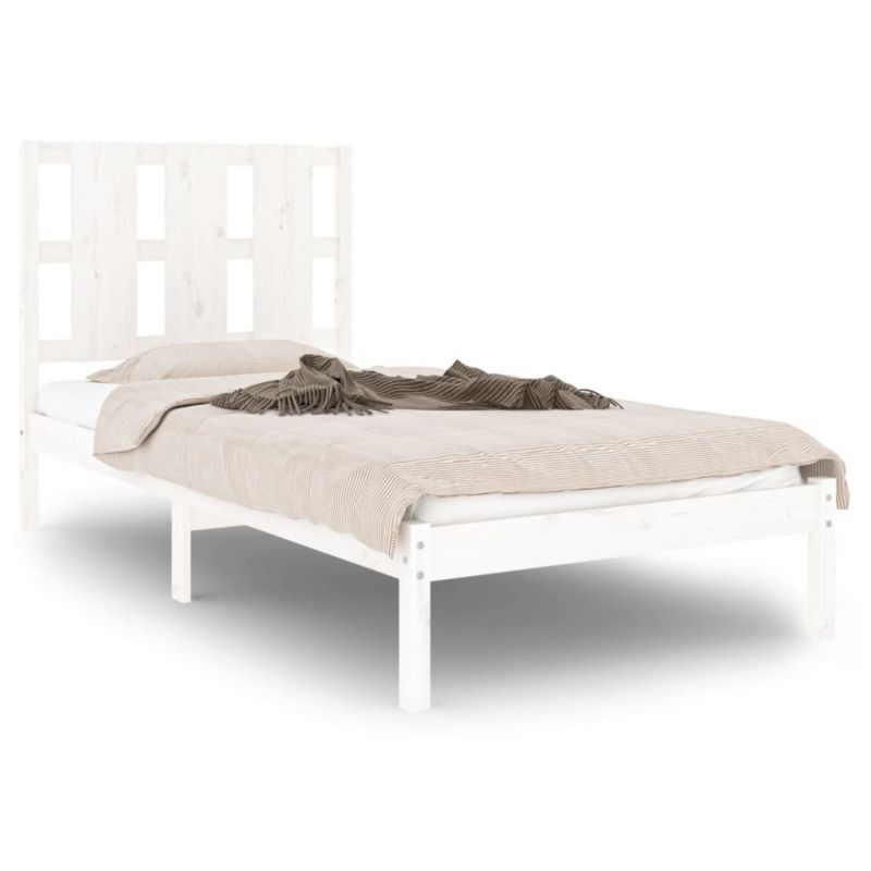 Łóżko drewniane WaszeMeble 90x200 cm biała WM-3105586 1 szt.