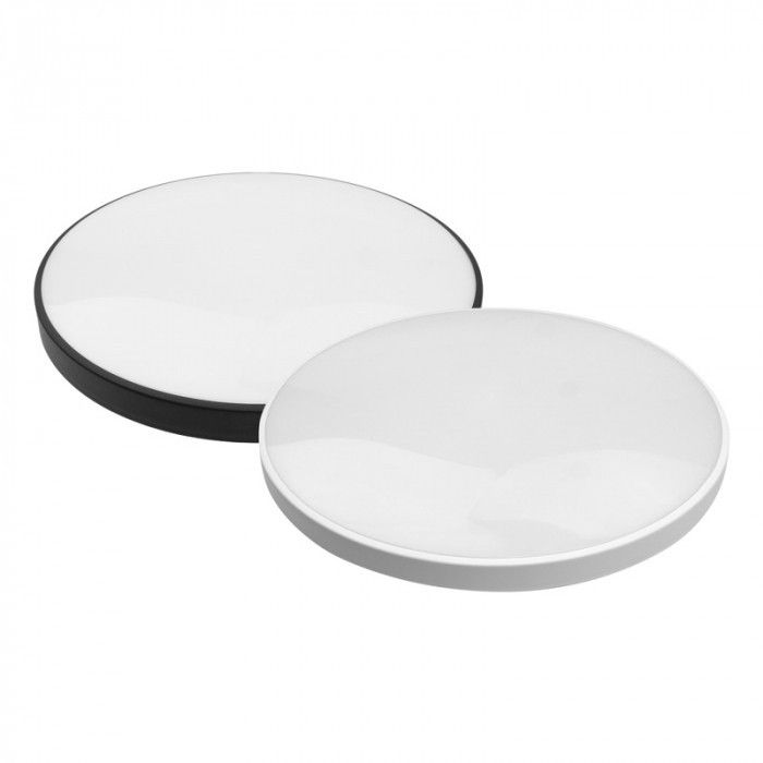 Plafon sufitowy Ecolight biało-czarny LED 12W 4000K 1400lm IP20 wym: 5 x 25 x 25 cm tworzywo sztuczne - 1 szt.
