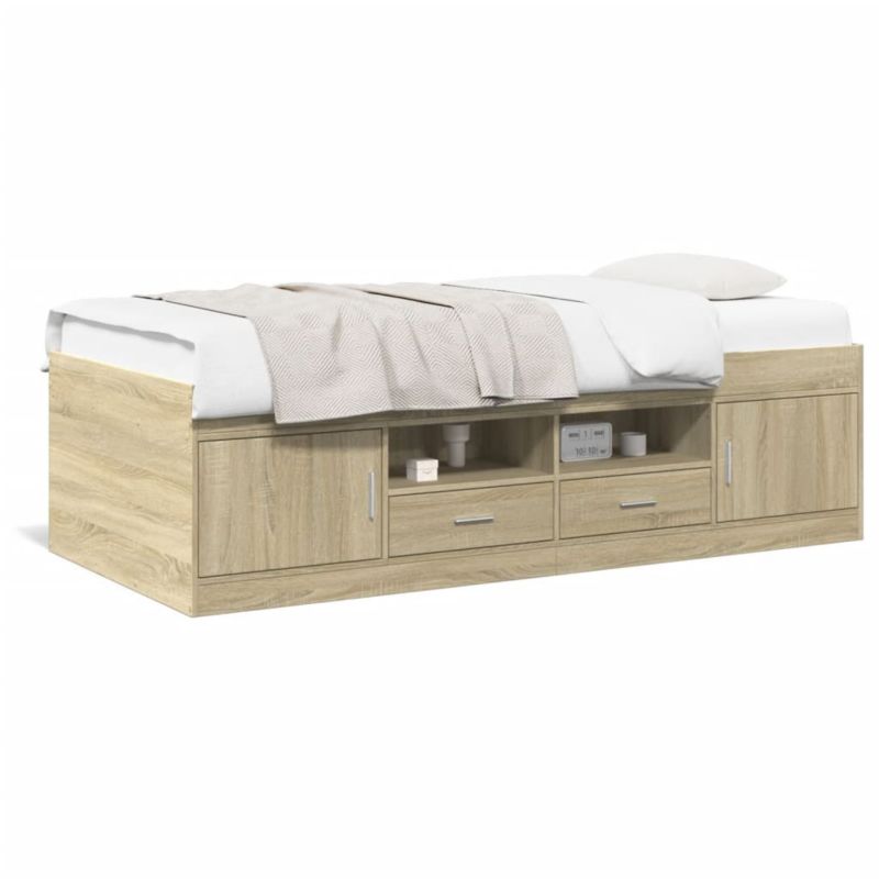 Łóżko metalowe WaszeMeble 90x200 cm brąz WM-3280246 1 szt.