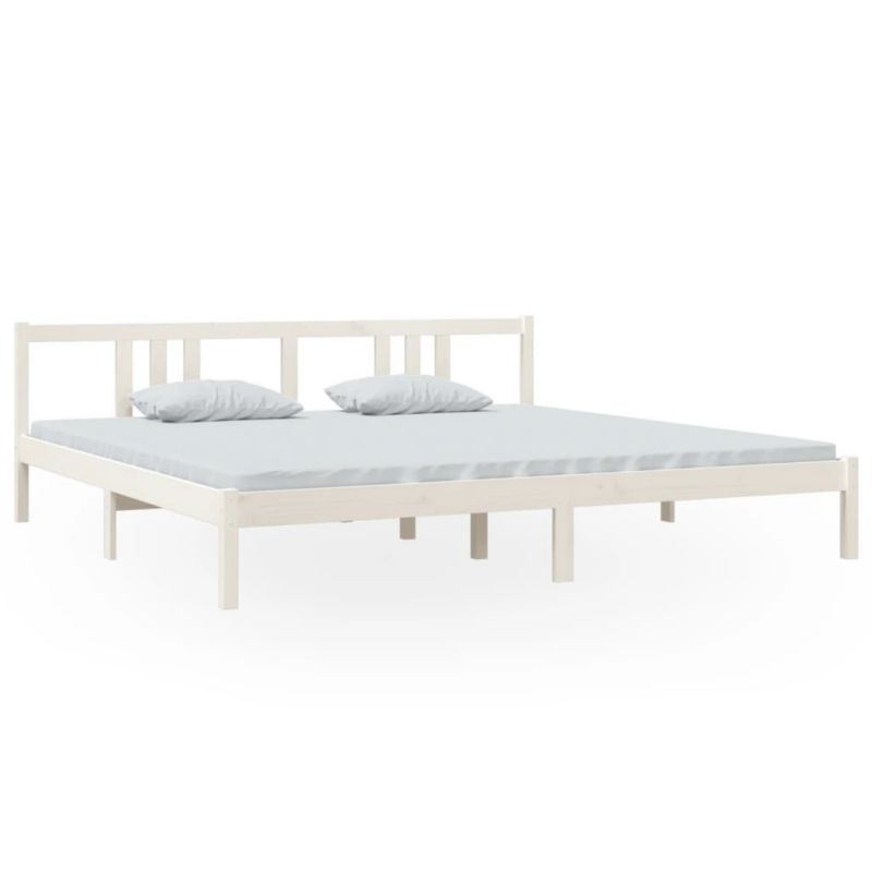Łóżko drewniane WaszeMeble 200x200 cm biała WM-814905 1 szt.