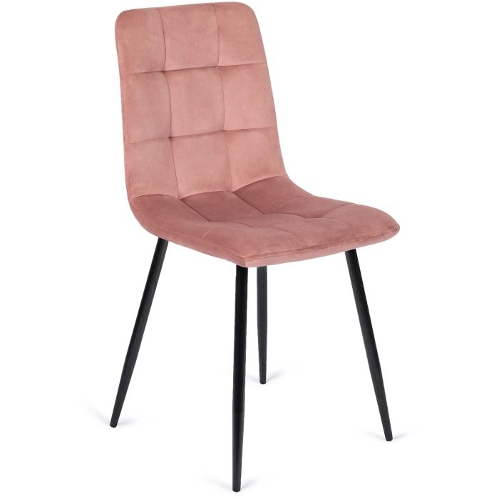 Krzesło PERU Mebel Elite Do Jadalni Salonu Loft Róż Welur 1 szt