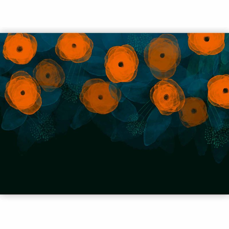 Fototapeta flizelinowa Premium Artgeist 155g/m2 Kwiaty wielokolorowa 200x140 (4 części) 10093aa rolka 1 szt