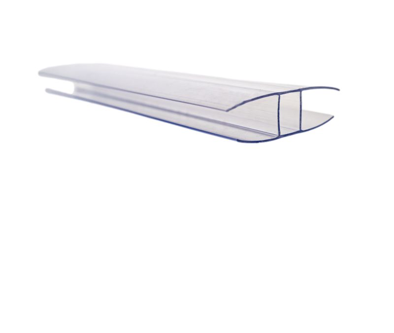 Profil poliwęglanowy łączący H TECH-PLAST 16mm 6,00m 2 szt.