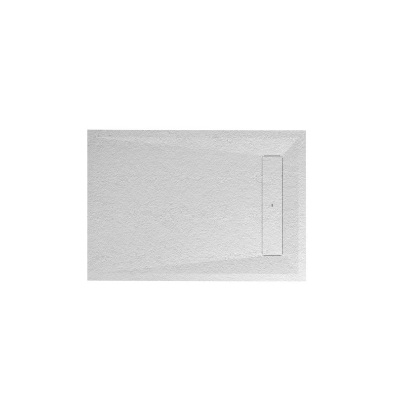 Brodzik konglomeratowy GoodHome Luiro prostokątny 90 x 120 x 3,2 cm biały